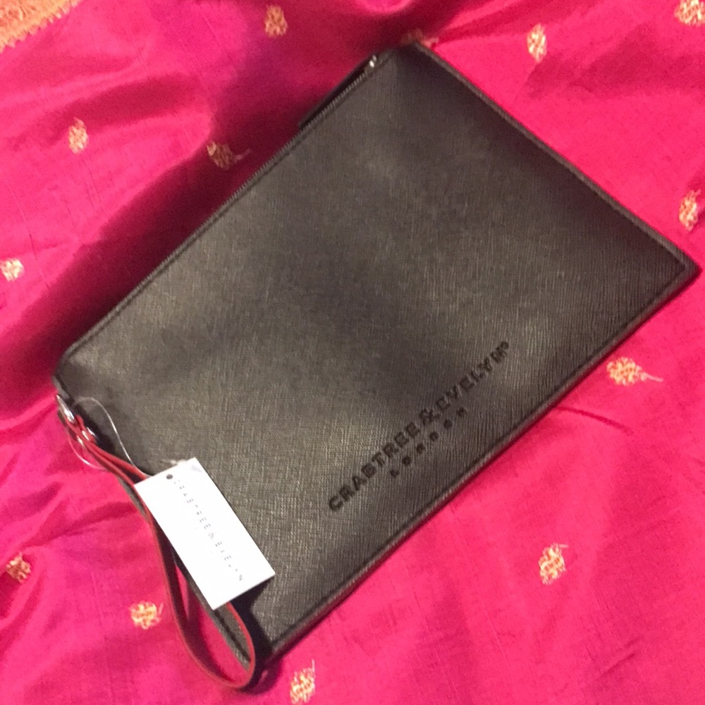 NWT Crabtree & Evelyn London wristlet